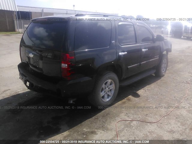 1GNFC13J27R103302 - 2007 CHEVROLET TAHOE C1500 BLACK photo 4