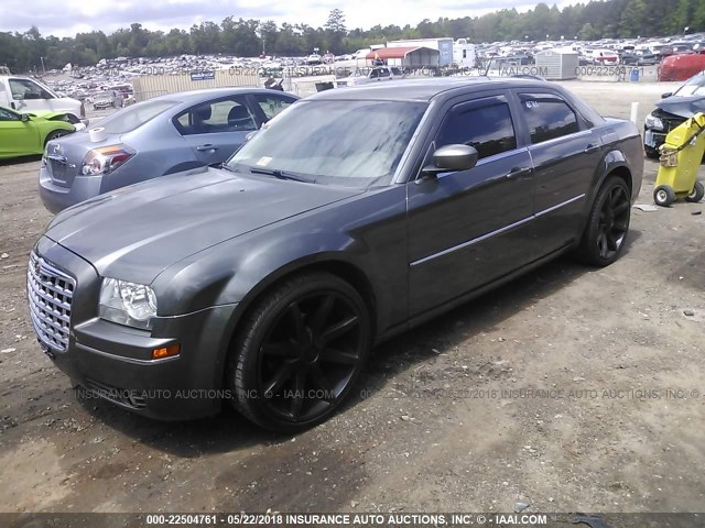 2C3LA53G78H165765 - 2008 CHRYSLER 300 TOURING GRAY photo 2