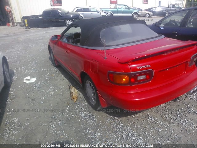 JT5ST87K4N0123521 - 1992 TOYOTA CELICA GT RED photo 3