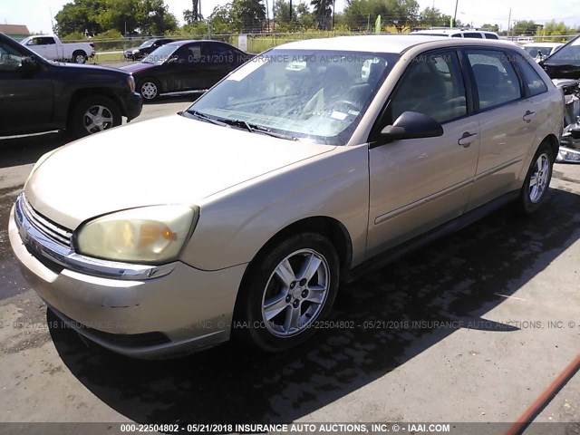 1G1ZT62885F132747 - 2005 CHEVROLET MALIBU MAXX LS BEIGE photo 2