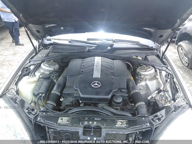 WDBNG83J34A403179 - 2004 MERCEDES-BENZ S 430 4MATIC GRAY photo 10