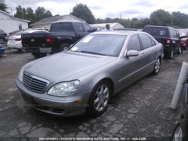 WDBNG83J34A403179 - 2004 MERCEDES-BENZ S 430 4MATIC GRAY photo 2