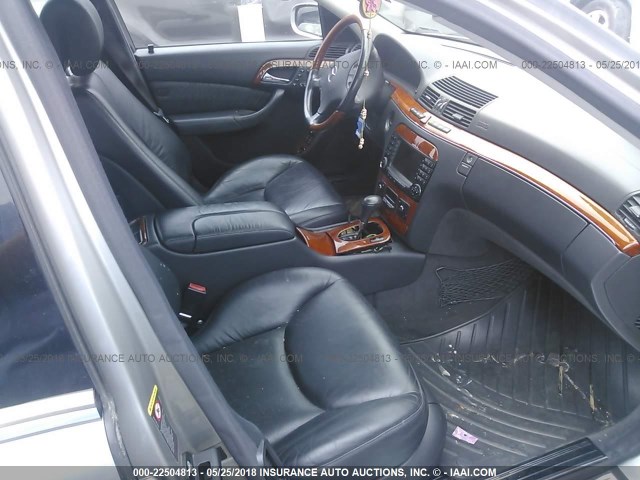WDBNG83J34A403179 - 2004 MERCEDES-BENZ S 430 4MATIC GRAY photo 5