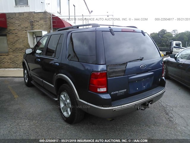 1FMDU74W83ZA19551 - 2003 FORD EXPLORER EDDIE BAUER BLUE photo 6