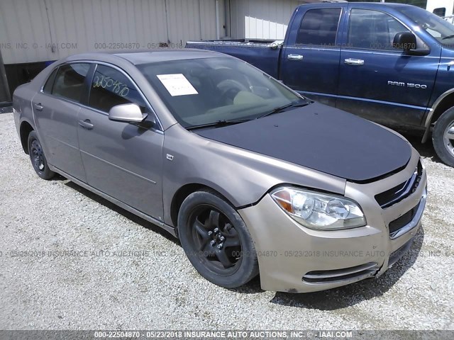 1G1ZH57B88F246512 - 2008 CHEVROLET MALIBU 1LT 金色 照片 1