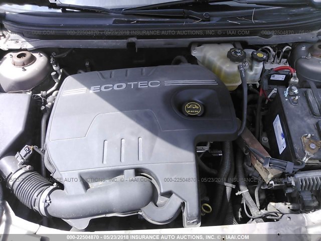 1G1ZH57B88F246512 - 2008 CHEVROLET MALIBU 1LT 金色 照片 10