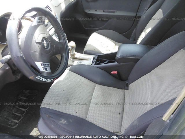 1G1ZH57B88F246512 - 2008 CHEVROLET MALIBU 1LT 金色 照片 5