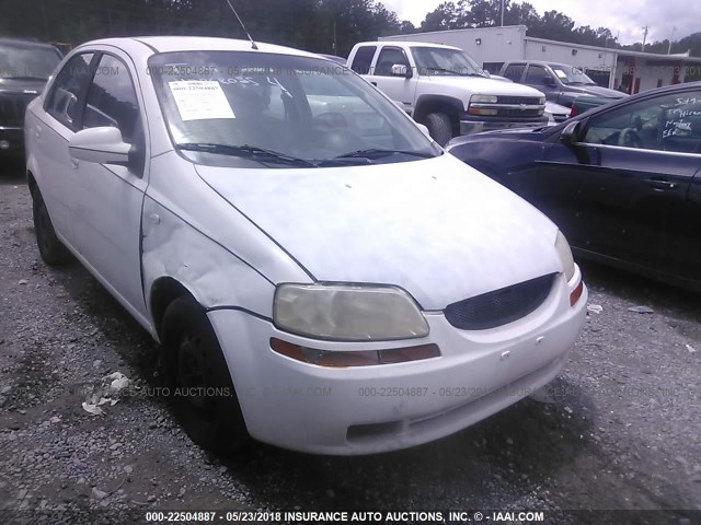 KL1TD56626B542098 - 2006 CHEVROLET AVEO LS WHITE photo 6