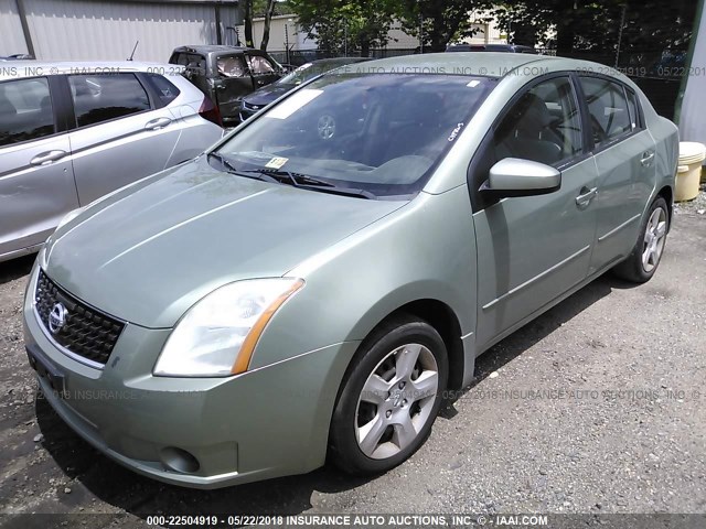 3N1AB61E38L627675 - 2008 NISSAN SENTRA 2.0/2.0S/2.0SL GREEN photo 2