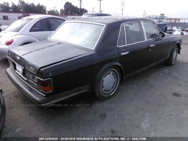 SCBZR03D0NCX44010 - 1992 BENTLEY TURBO R BLACK photo 4