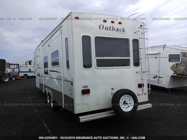 4YDF32F2X7S630089 - 2007 KEYSTONE OUTBACK WHITE photo 3