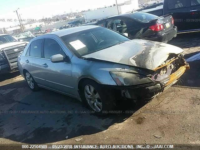 1HGCM66497A098840 - 2007 HONDA ACCORD SE GRAY photo 1