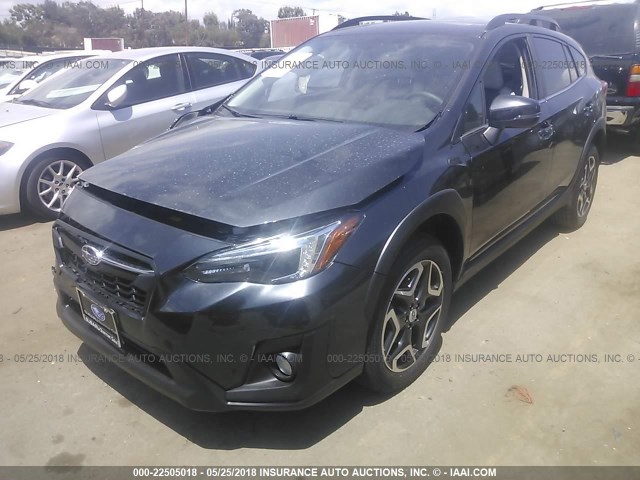 JF2GTAMC6J8302557 - 2018 SUBARU CROSSTREK LIMITED BLACK photo 2