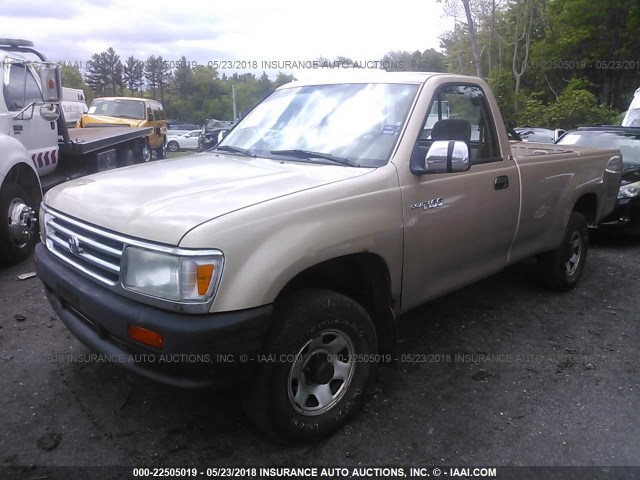 JT4VD20C0P0008402 - 1993 TOYOTA T100 SR5 GOLD photo 2