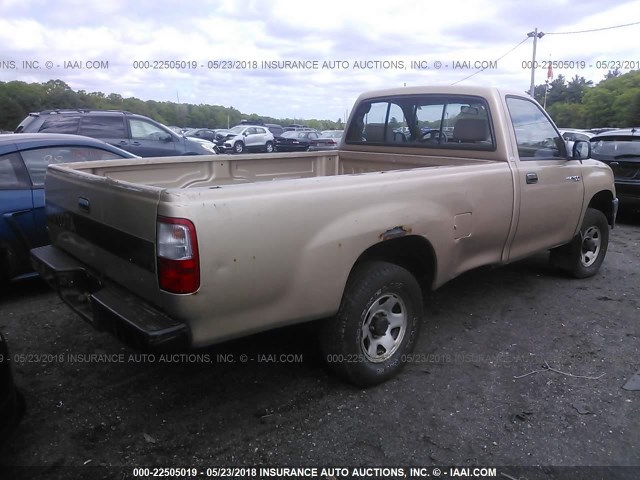 JT4VD20C0P0008402 - 1993 TOYOTA T100 SR5 GOLD photo 4