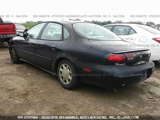 1FAFP52U4WG200534 - 1998 FORD TAURUS LX/SE Dark Blue photo 3