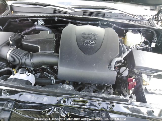 5TFCZ5AN7GX004445 - 2016 TOYOTA TACOMA DBL CAB/SR/SR5/TRD SPT/OR BLACK photo 10