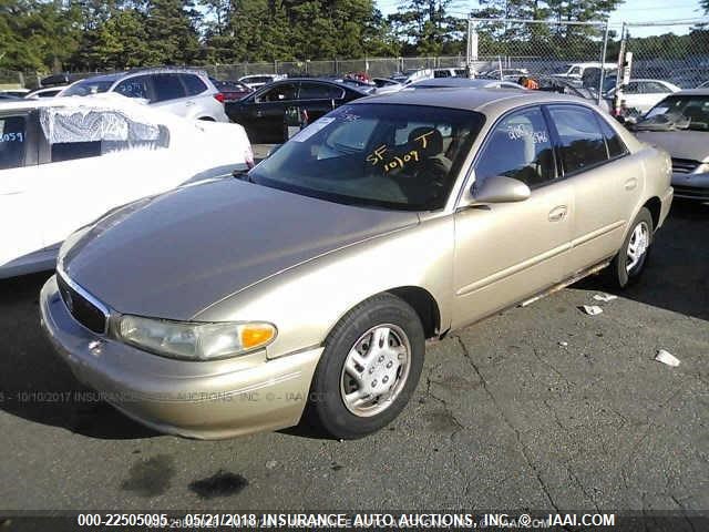 2G4WS52J451117952 - 2005 BUICK CENTURY CUSTOM TAN photo 2