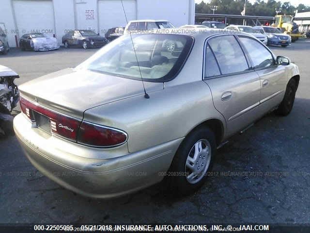 2G4WS52J451117952 - 2005 BUICK CENTURY CUSTOM TAN photo 4