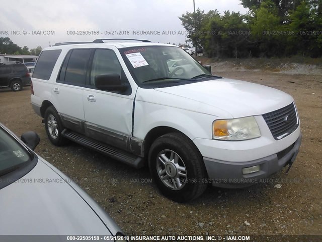 1FMRU15W53LC26290 - 2003 FORD EXPEDITION XLT WHITE photo 1