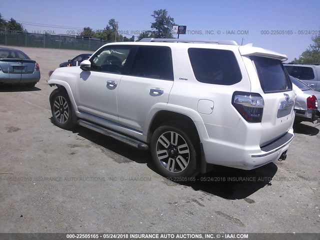 JTEBU5JR0G5347876 - 2016 TOYOTA 4RUNNER SR5 PREM/LTDL/TRAIL/TRD 白色 照片 3