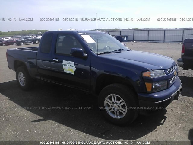 1GCJTCFE6C8151205 - 2012 CHEVROLET COLORADO LT BLUE photo 1