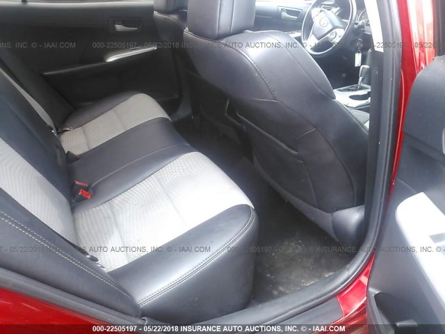 4T1BF1FK8EU750067 - 2014 TOYOTA CAMRY L/SE/LE/XLE 红色 照片 8