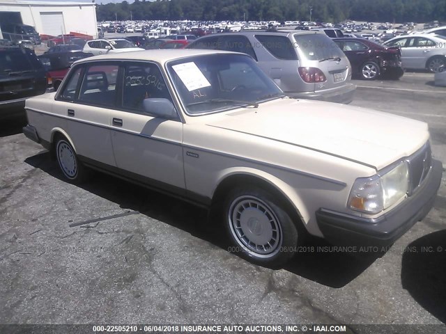 YV1AX8849K1360493 - 1989 VOLVO 244 DL/GL CREAM photo 1