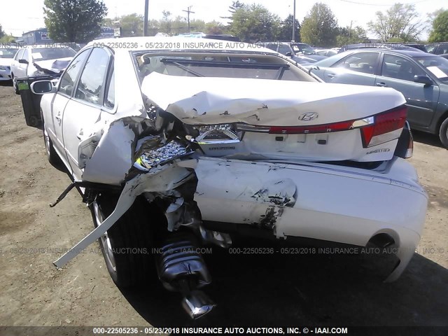 KMHFC46F87A211628 - 2007 HYUNDAI AZERA SE/LIMITED WHITE photo 6