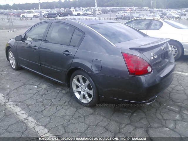 1N4BA41E57C814134 - 2007 NISSAN MAXIMA SE/SL GRAY photo 3