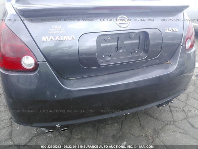 1N4BA41E57C814134 - 2007 NISSAN MAXIMA SE/SL GRAY photo 6