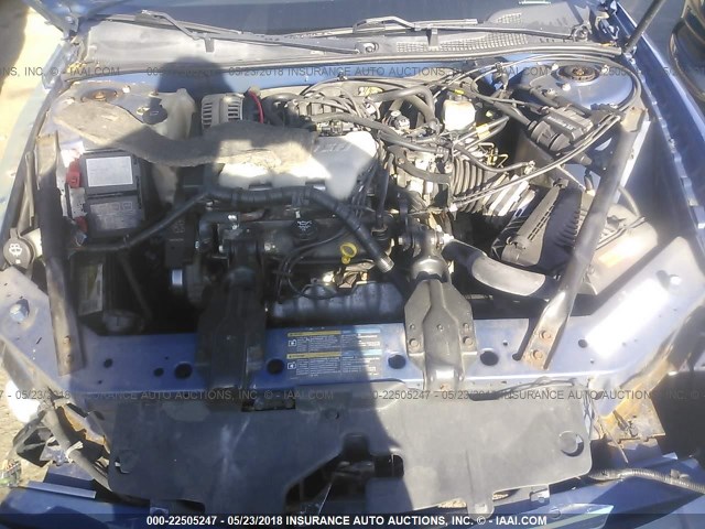 2G1WW12E259390080 - 2005 CHEVROLET MONTE CARLO LS 蓝色 照片 10