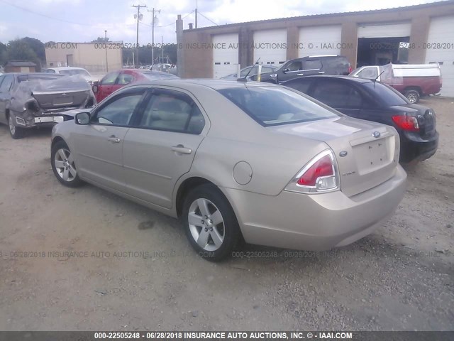 3FAHP07ZX7R214349 - 2007 FORD FUSION SE Ոսկեգույն լուսանկար 3