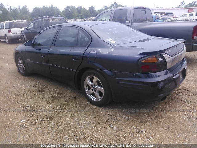 1G2HZ541024161604 - 2002 PONTIAC BONNEVILLE SSEI BLUE photo 3