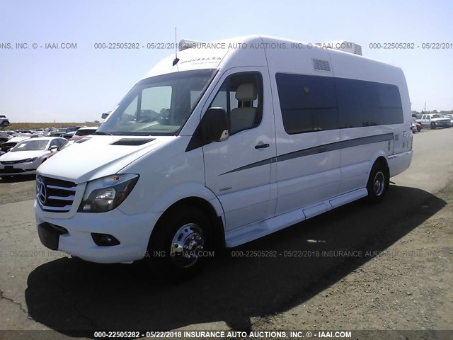 WDAPF4CC7D5763817 - 2013 MERCEDES-BENZ SPRINTER 3500 WHITE photo 2