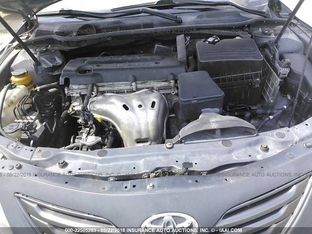 4T1BE46K57U578572 - 2007 TOYOTA CAMRY NEW GENERAT CE/LE/XLE/SE GRAY photo 10
