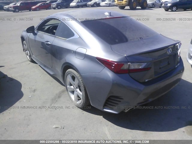 JTHHE5BC6H5016824 - 2017 LEXUS RC 350 GRAY photo 3