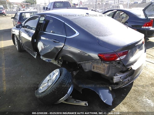 1C3CCCAB9FN693057 - 2015 CHRYSLER 200 LIMITED BLACK photo 6