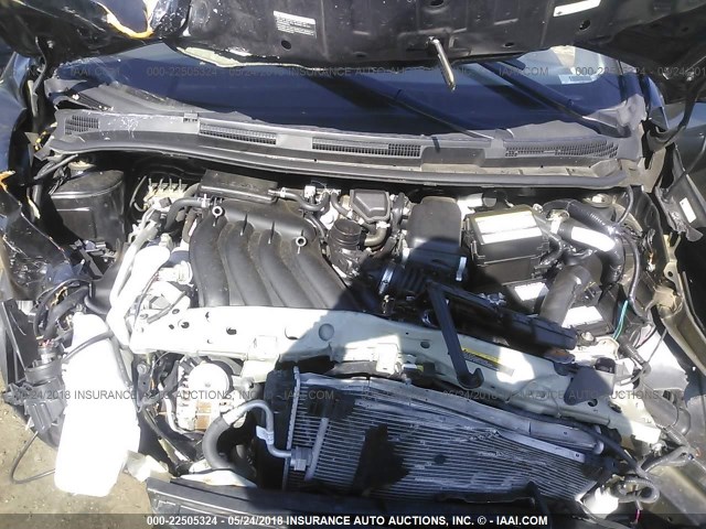 3N1CE2CP4GL397506 - 2016 NISSAN VERSA NOTE S/S PLUS/SV/SL/SR BLACK photo 10