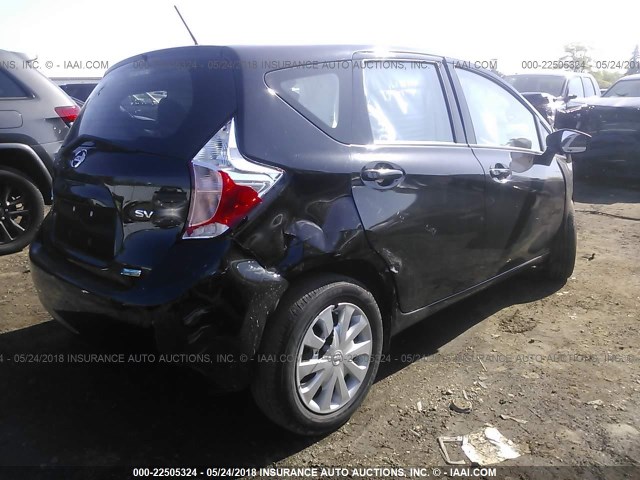 3N1CE2CP4GL397506 - 2016 NISSAN VERSA NOTE S/S PLUS/SV/SL/SR BLACK photo 4