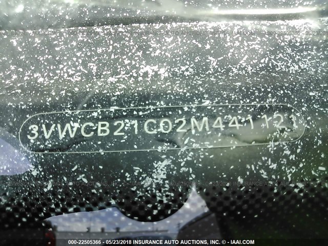 3VWCB21C02M441121 - 2002 VOLKSWAGEN NEW BEETLE GLS GRAY photo 9