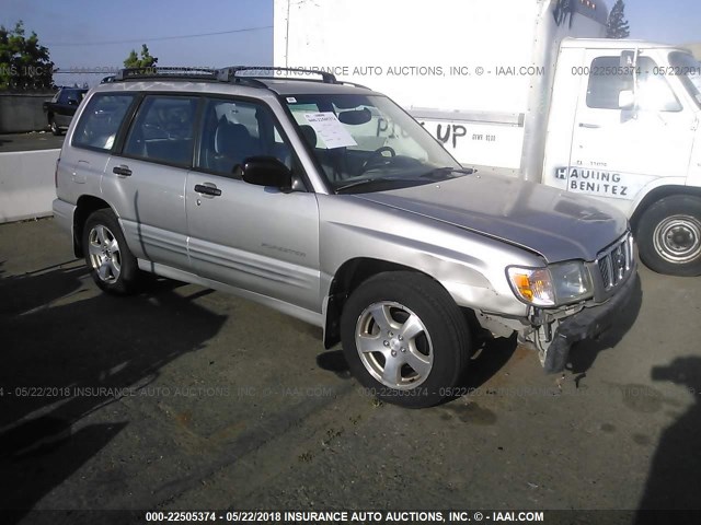 JF1SF65681H723613 - 2001 SUBARU FORESTER S SILVER photo 1