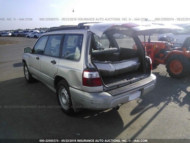 JF1SF65681H723613 - 2001 SUBARU FORESTER S 银色 照片 3