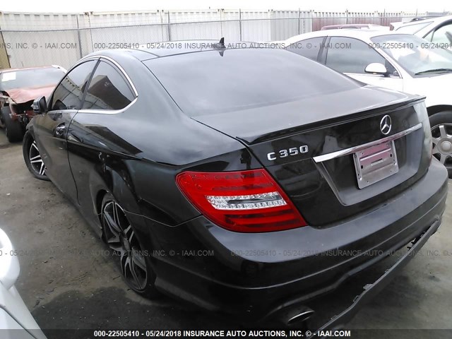 WDDGJ5HB0FG372197 - 2015 MERCEDES-BENZ C 350 BLACK photo 3