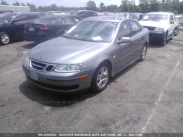 YS3FB45S451048195 - 2005 SAAB 9-3 LINEAR GRAY photo 2