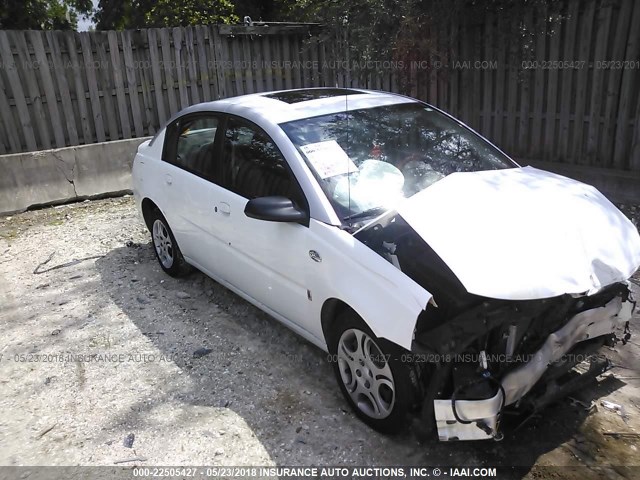 1G8AJ52F23Z170970 - 2003 SATURN ION LEVEL 2 WHITE photo 1