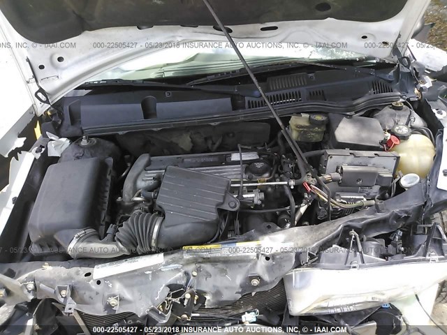 1G8AJ52F23Z170970 - 2003 SATURN ION LEVEL 2 WHITE photo 10