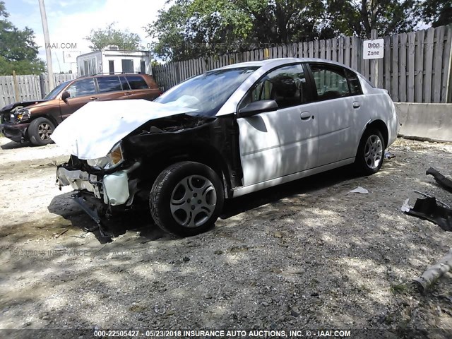 1G8AJ52F23Z170970 - 2003 SATURN ION LEVEL 2 WHITE photo 2