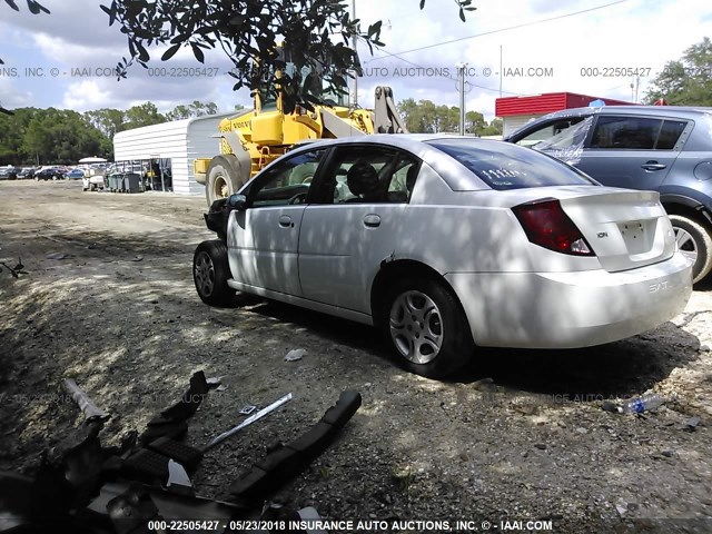 1G8AJ52F23Z170970 - 2003 SATURN ION LEVEL 2 WHITE photo 3