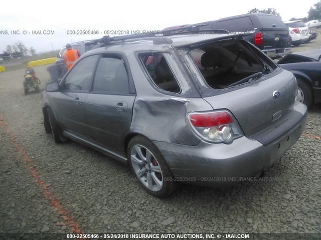 JF1GG79666G805212 - 2006 SUBARU IMPREZA WRX SPORT/LIMITED GRAY photo 3